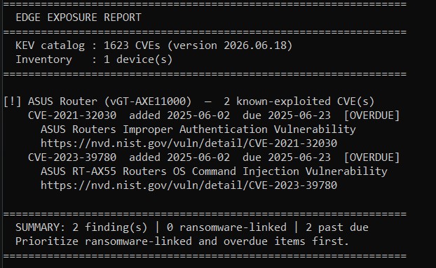 Edge Exposure Auditor